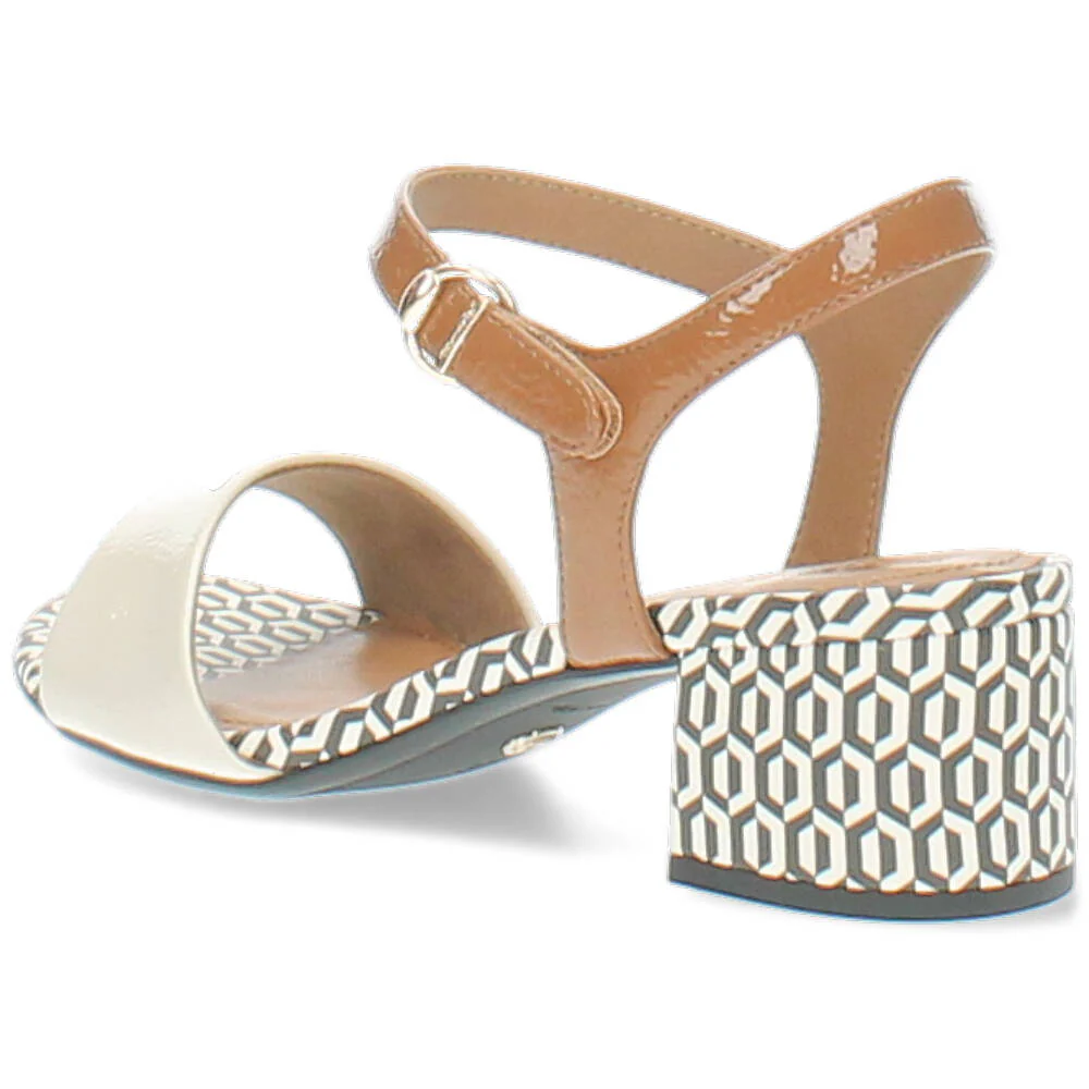 beige/cognac sandaal - Image 4