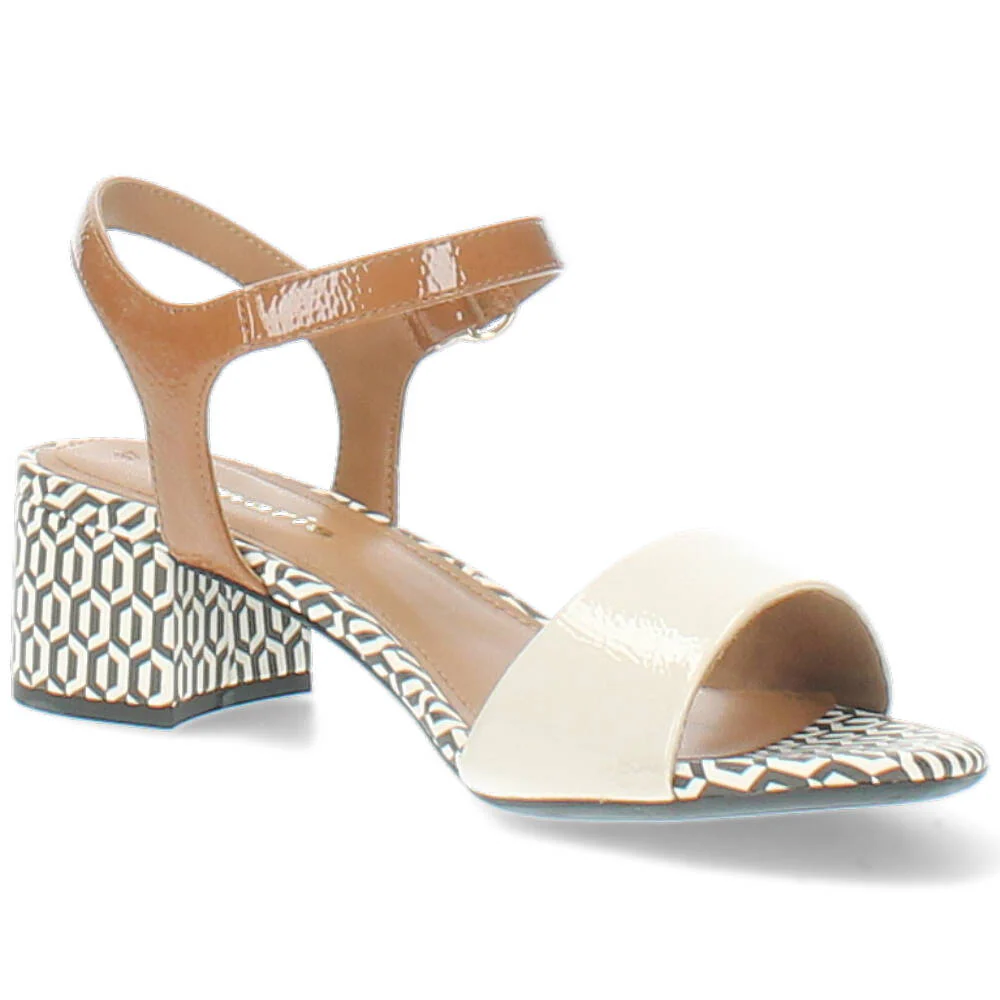 beige/cognac sandaal - Image 5