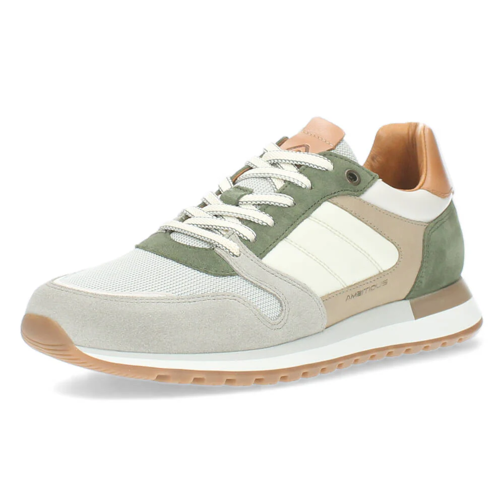Beige/Groene sneakers