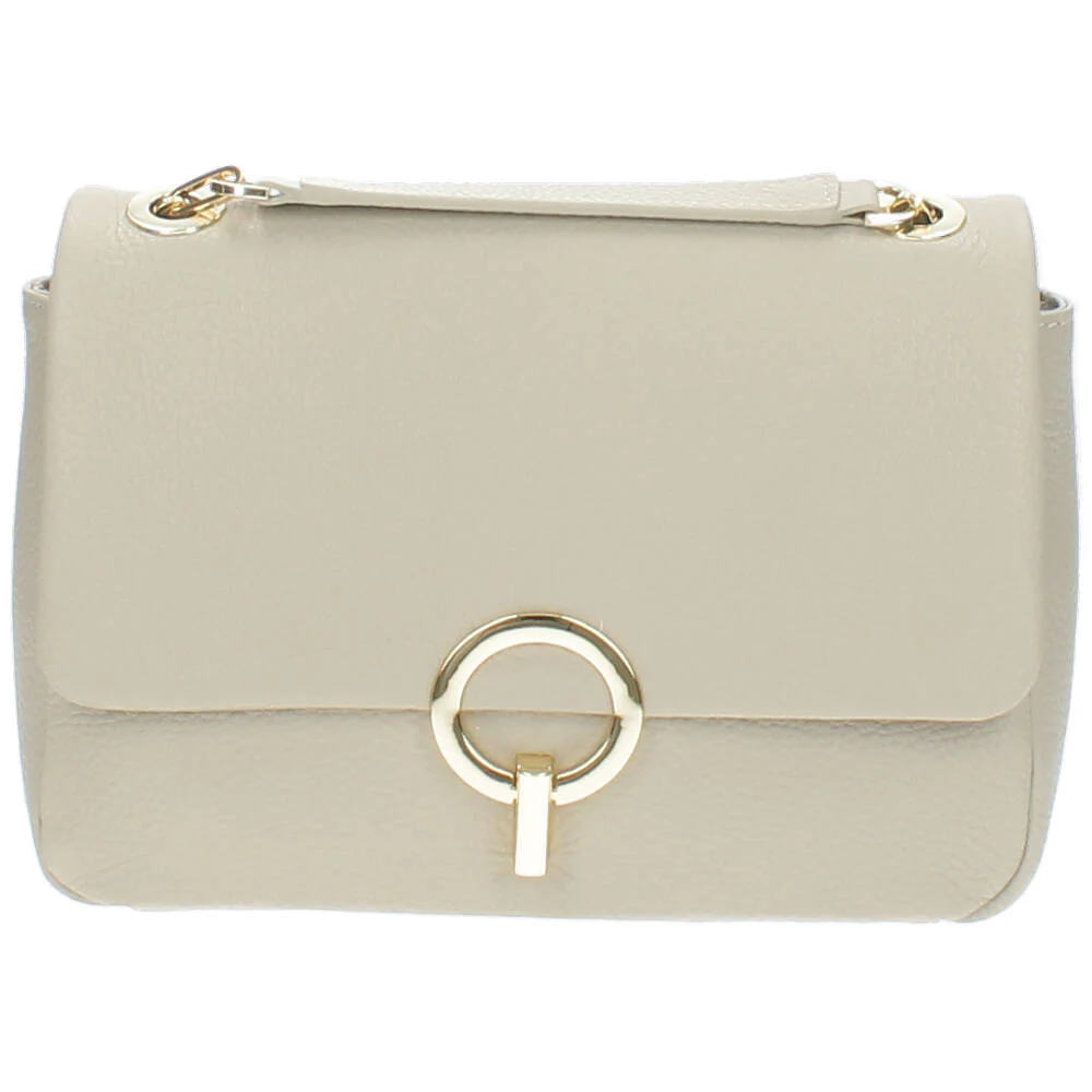 beige handtas