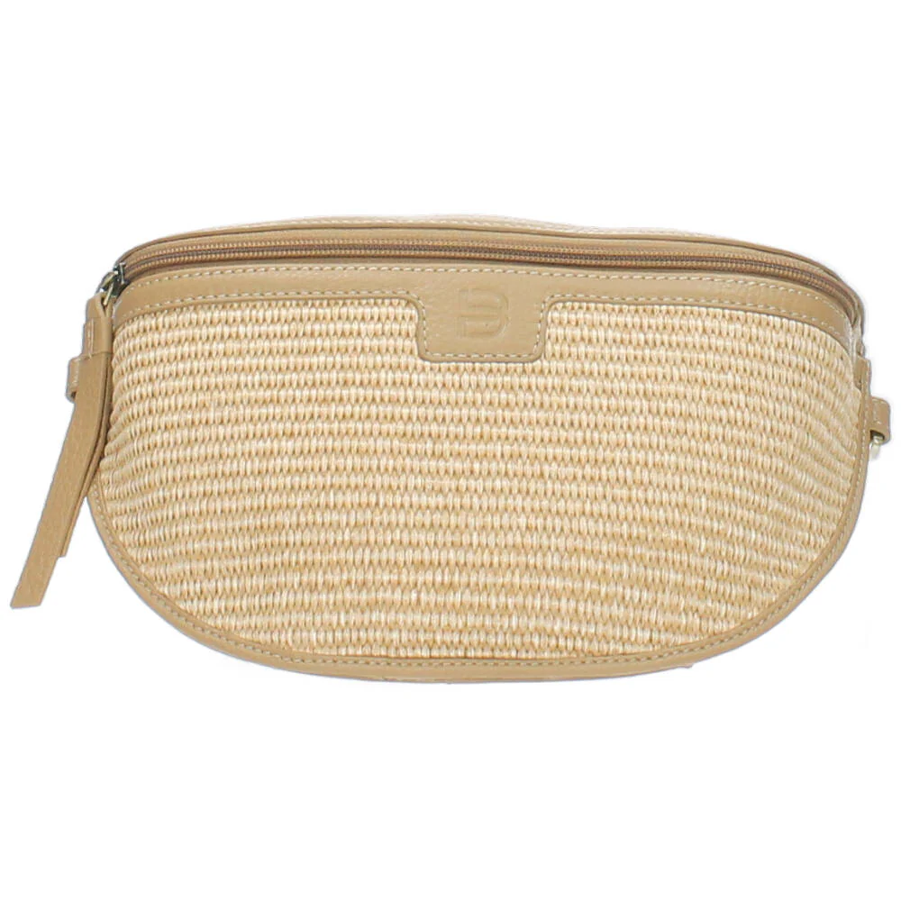 beige handtas