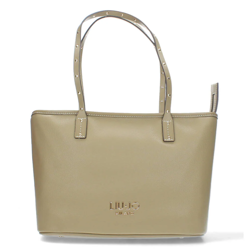 beige handtas
