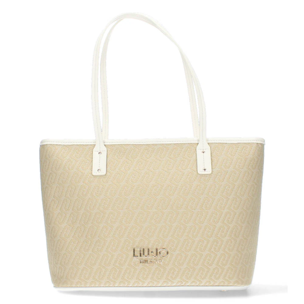 beige handtas