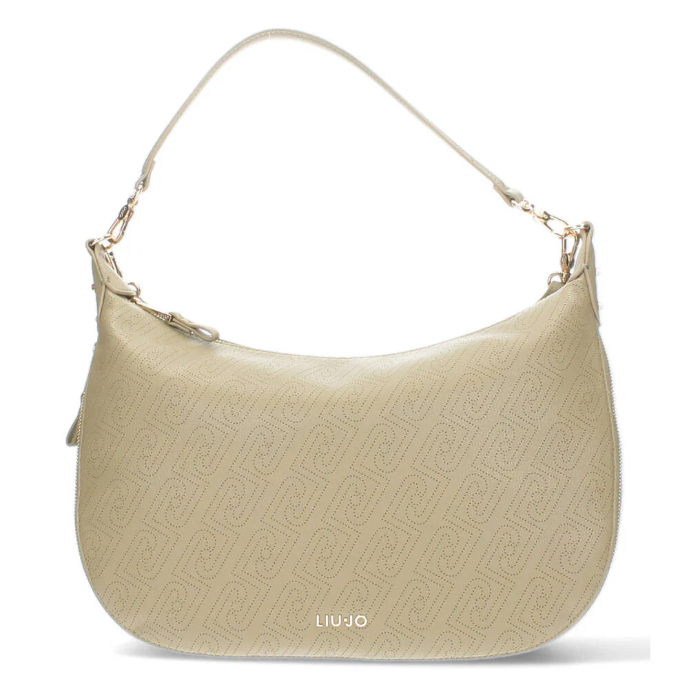 beige handtas