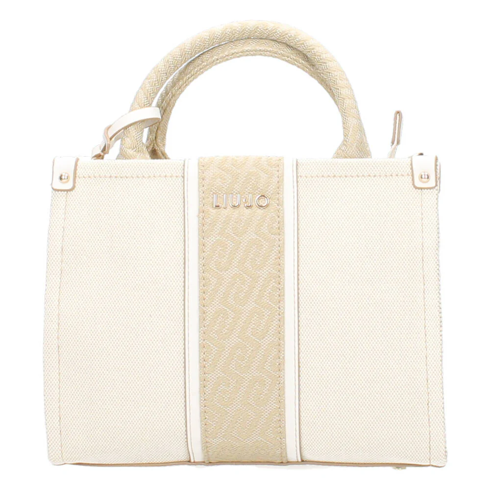 beige handtas