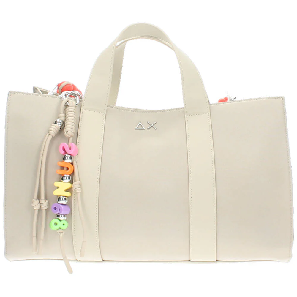 beige handtas