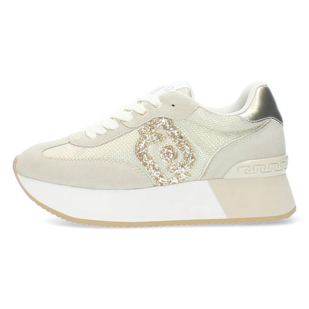 Beige plateau sneakers - Image 5