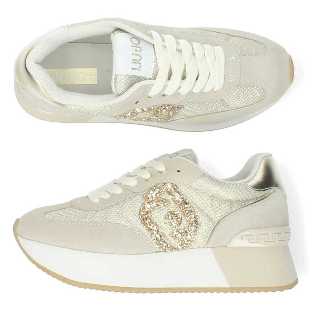 Beige plateau sneakers - Image 6