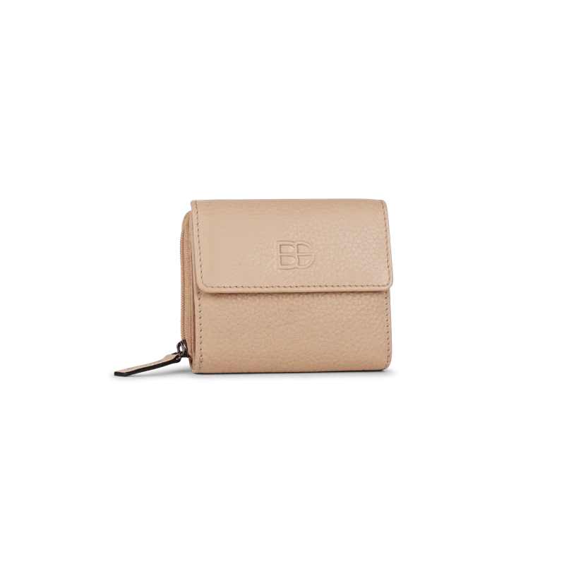 Beige portefeuille