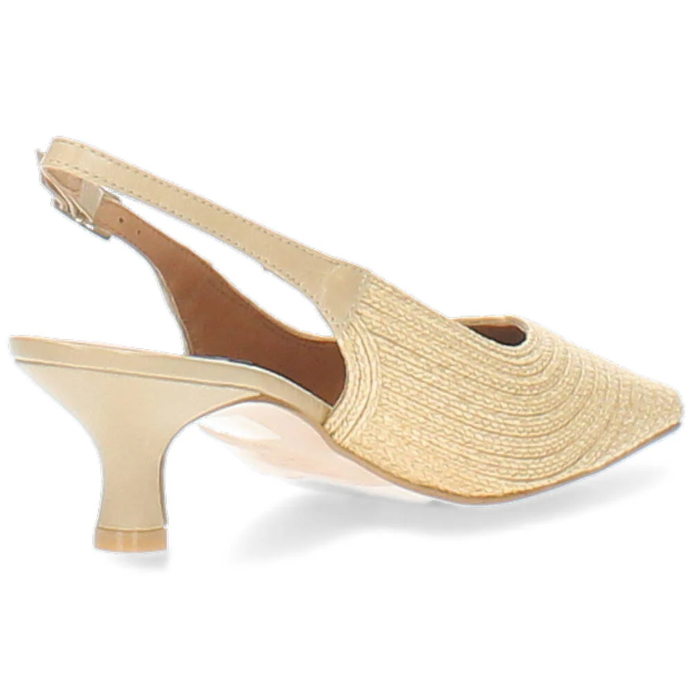 beige slingback - Image 2