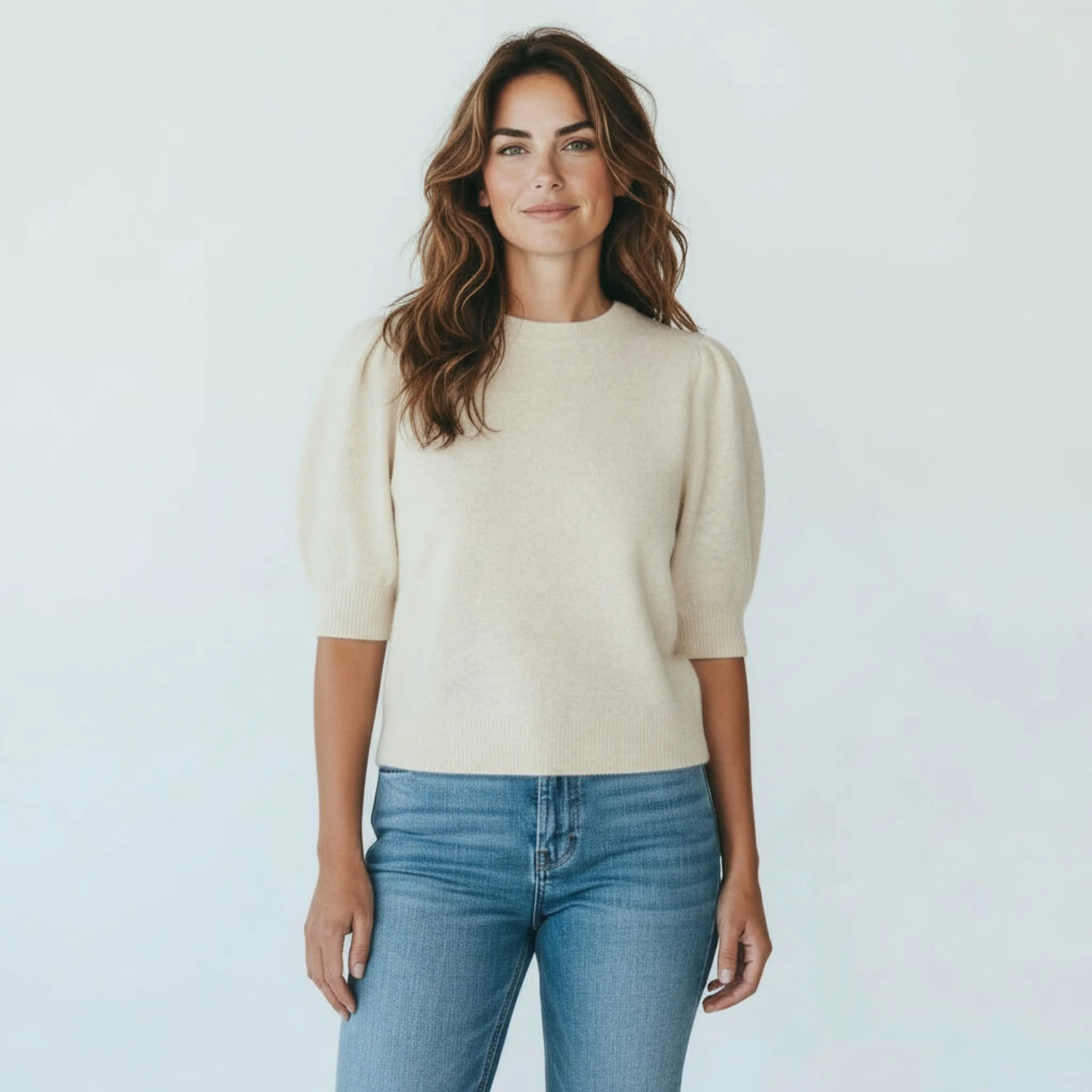 beige trui