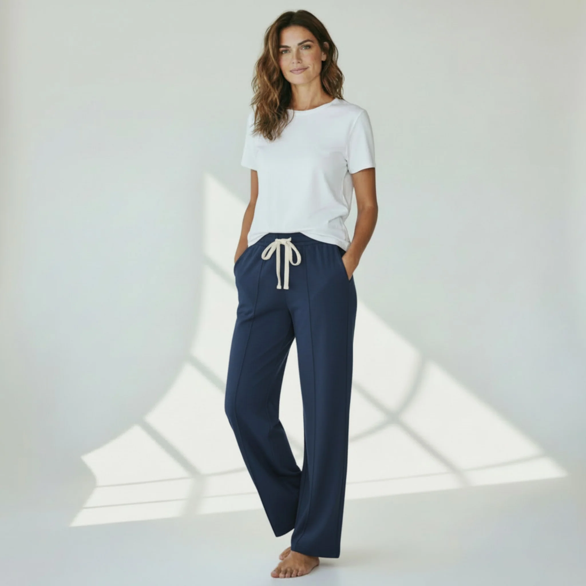 blauwe broek