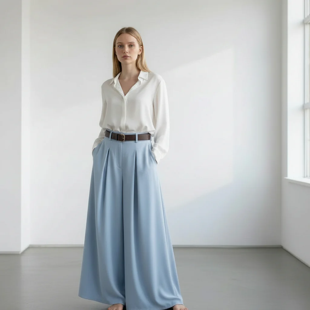 blauwe broek