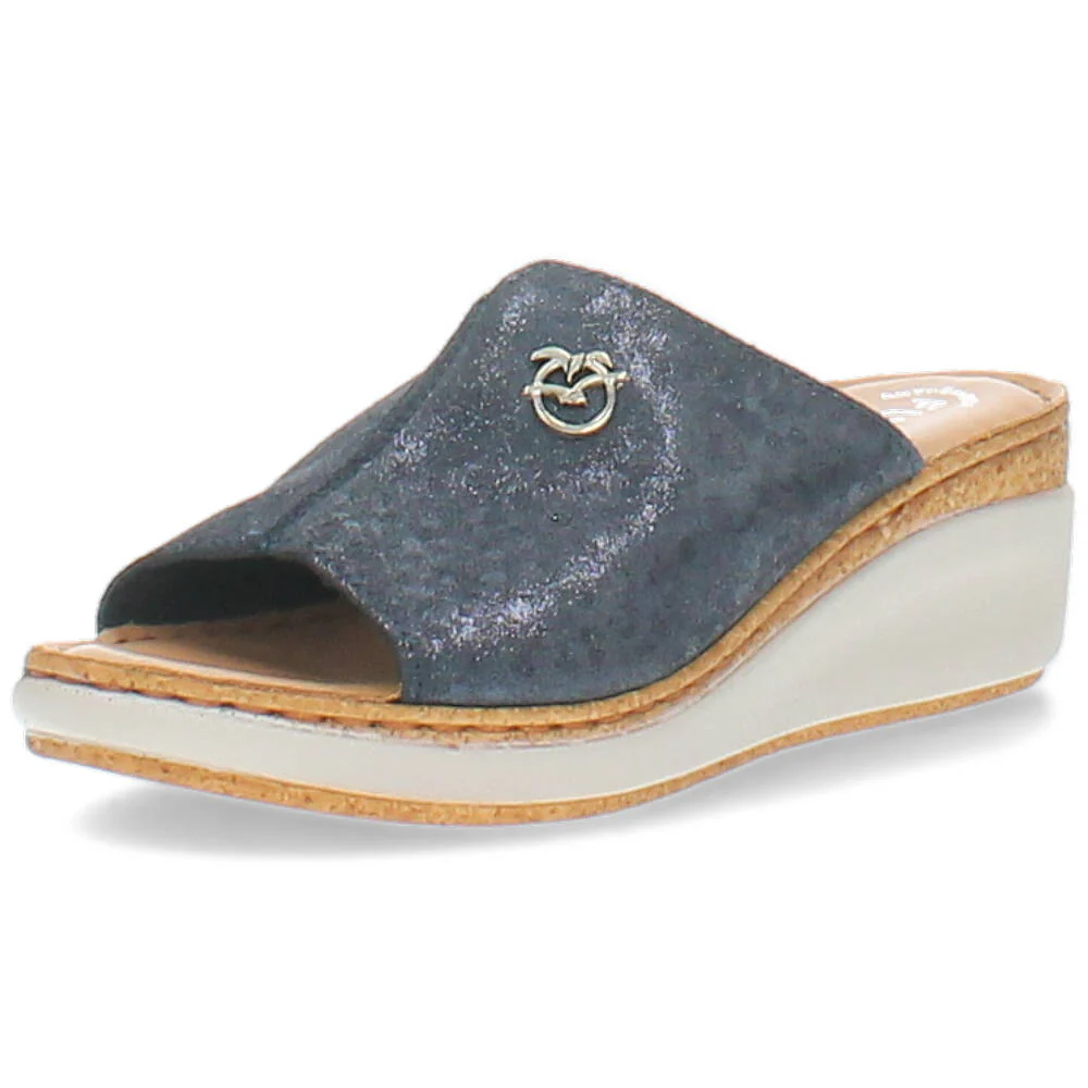 blauwe slipper