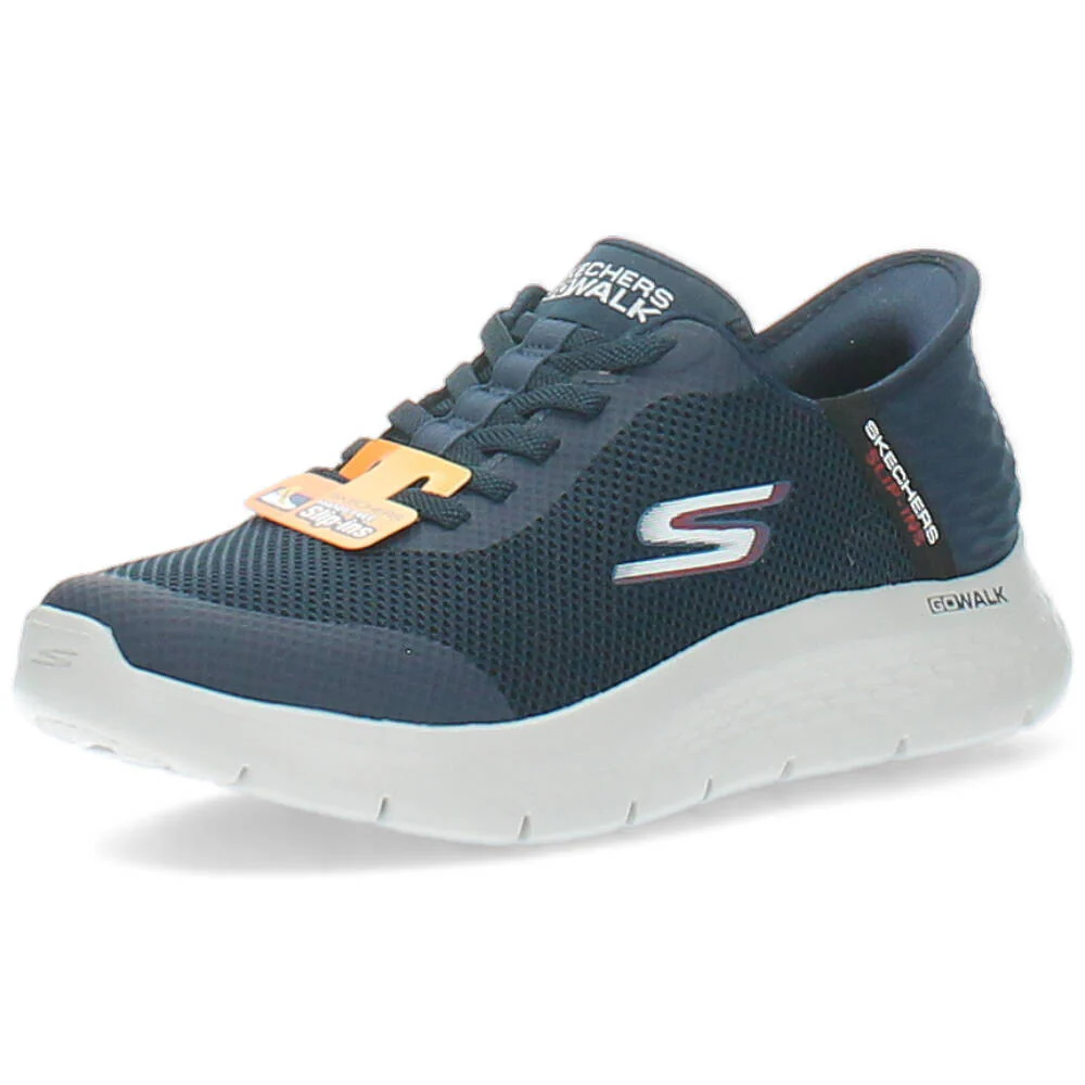blauwe sneaker