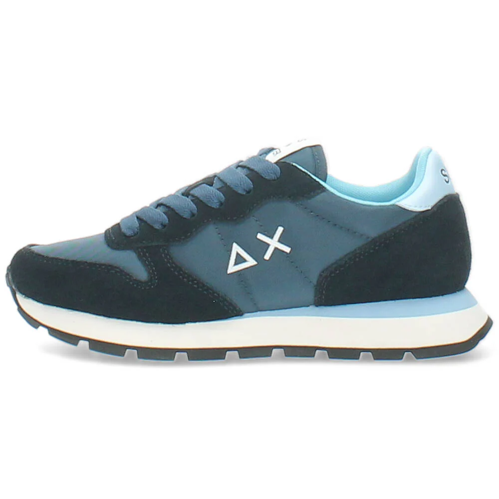 blauwe sneaker