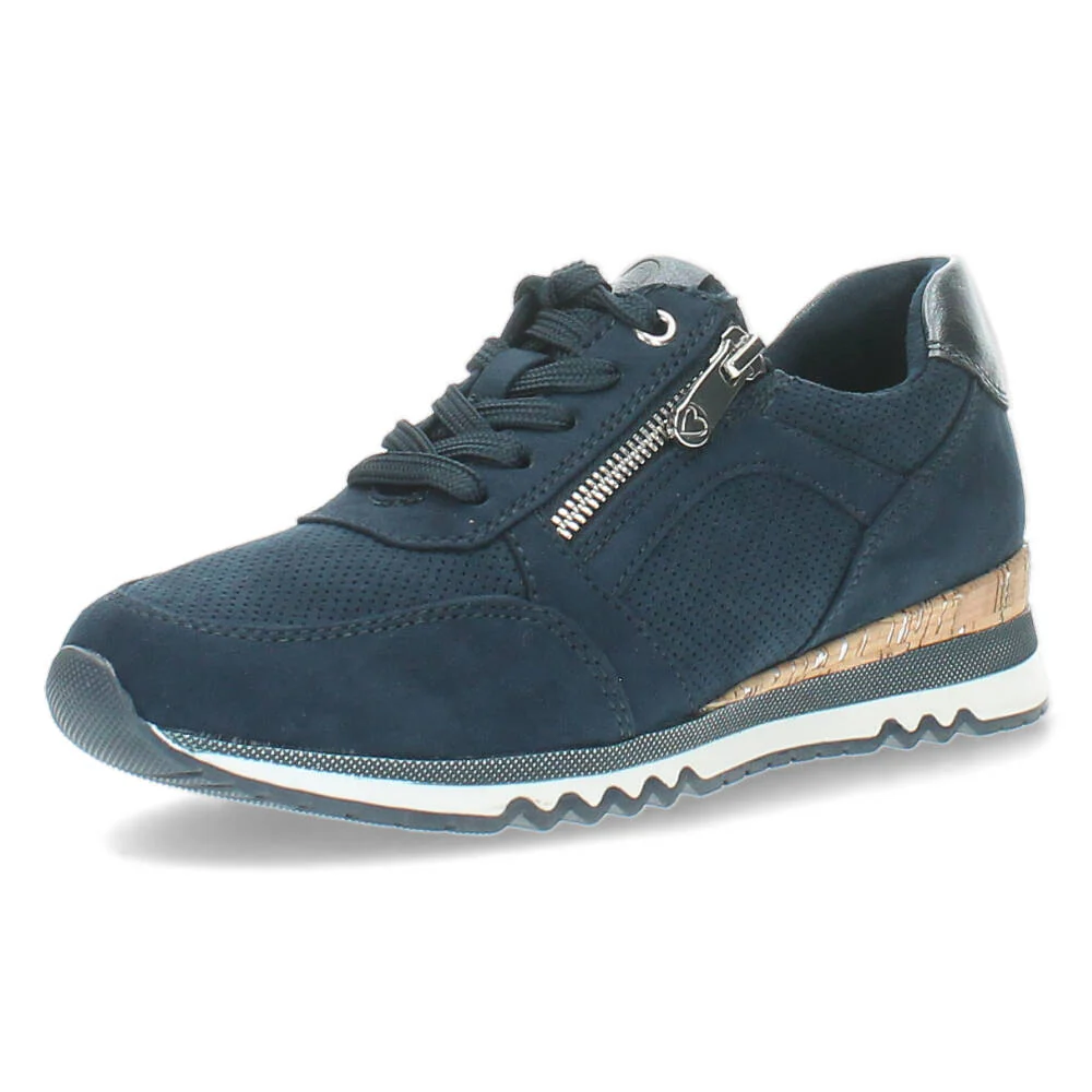 Blauwe sneakers