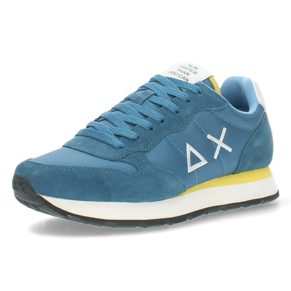 Blauwe sneakers