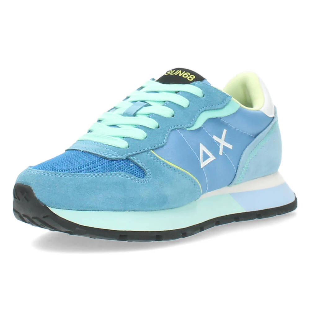 Blauwe sneakers