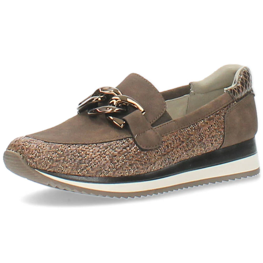 bruine mocassin