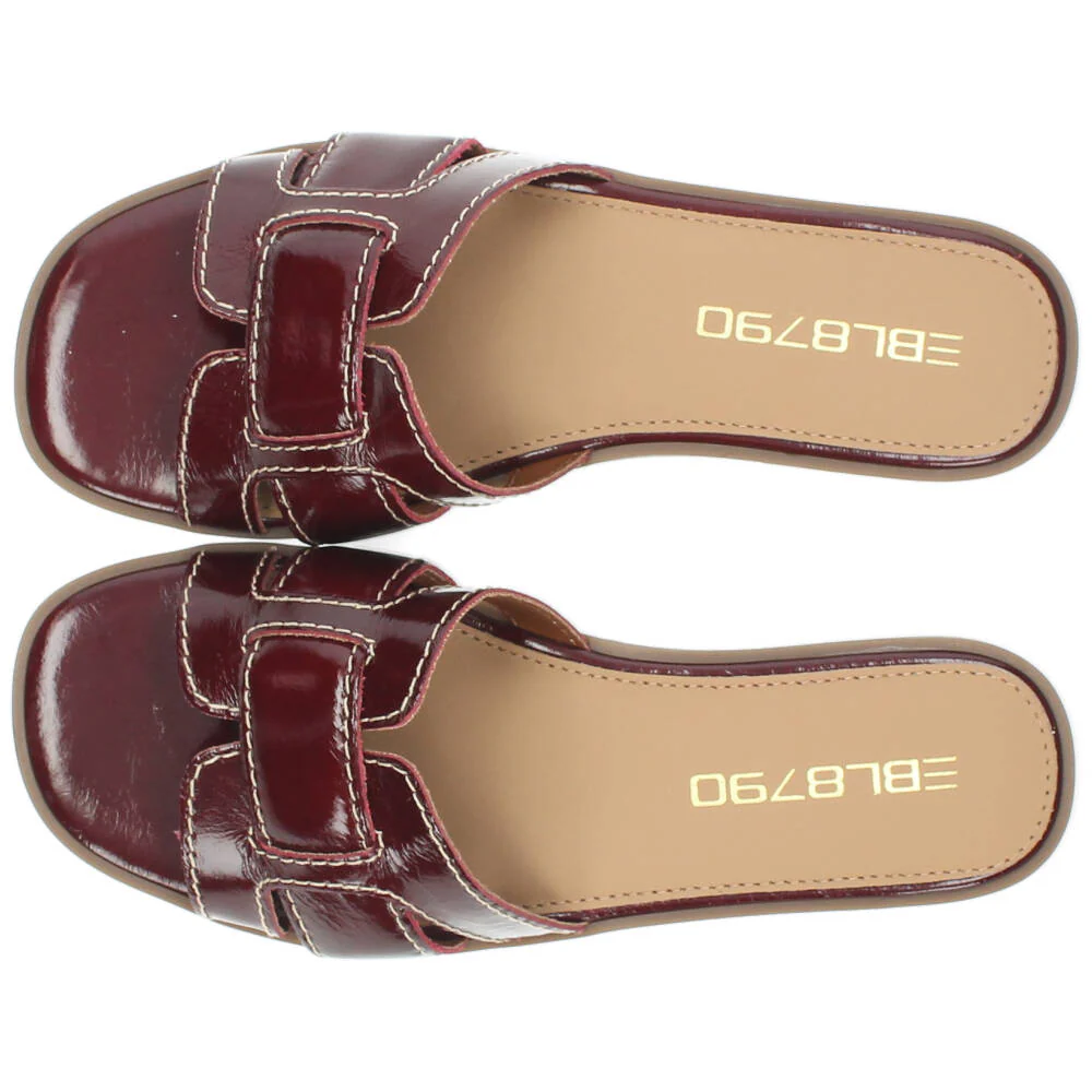 burgundy slipper - Image 3