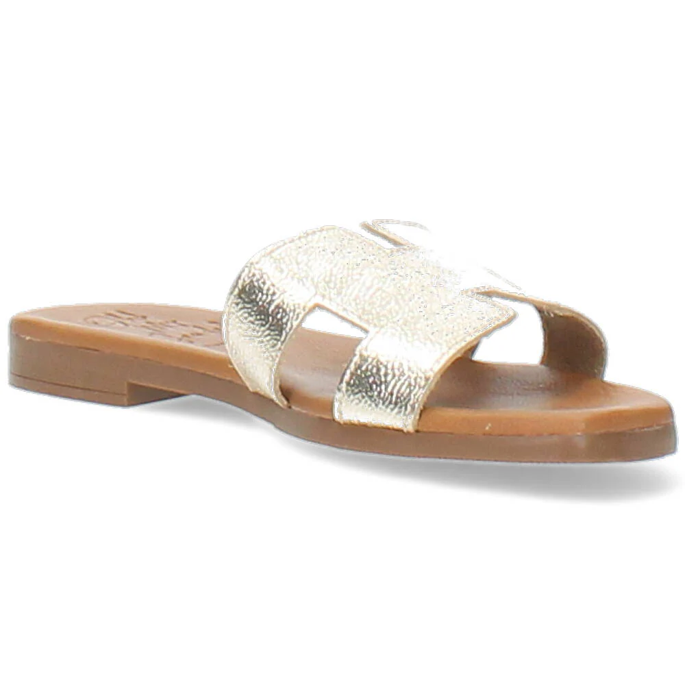 champagnekleurige slipper - Image 4
