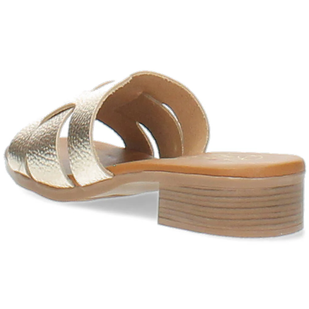 champagnekleurige slipper - Image 3
