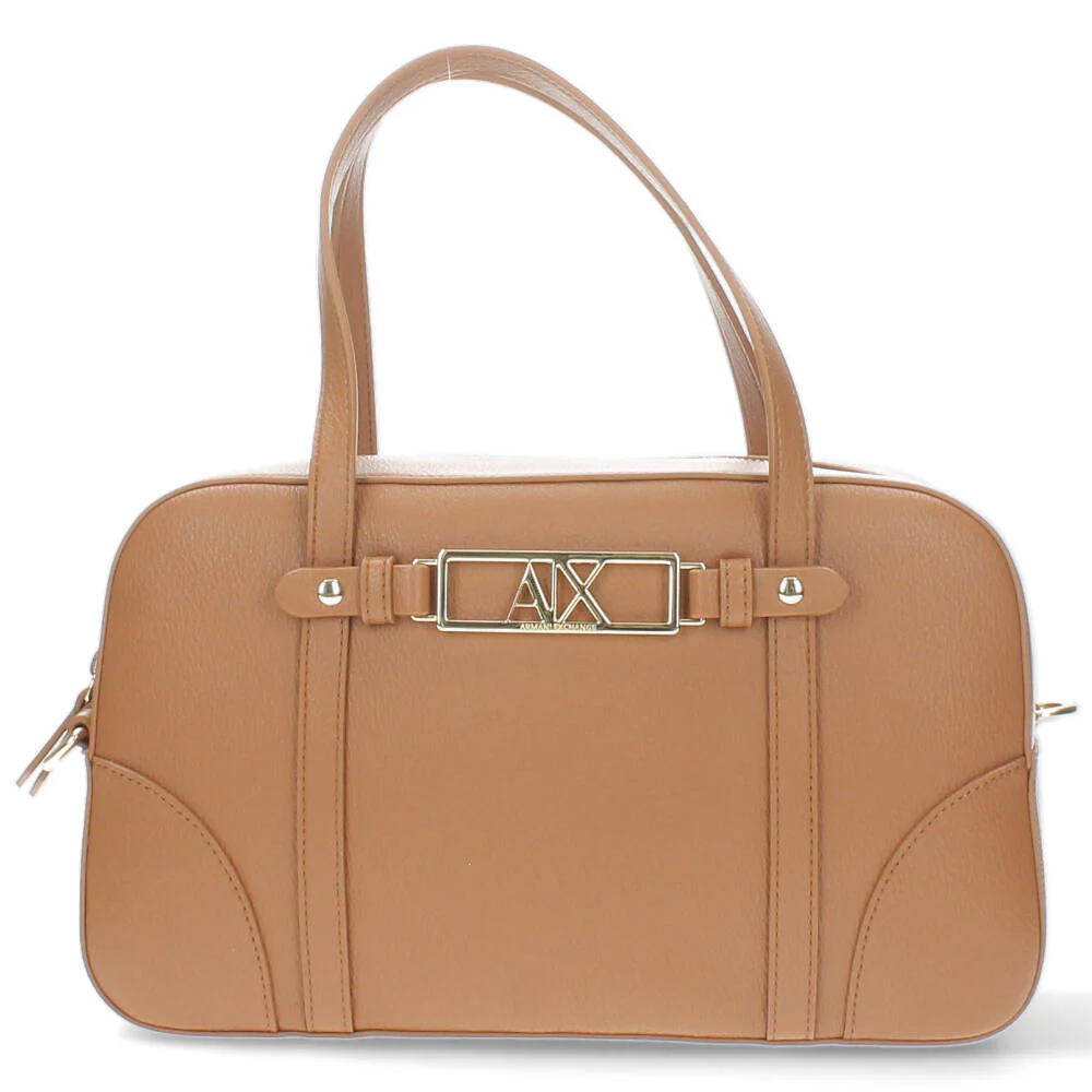 cognac handtas