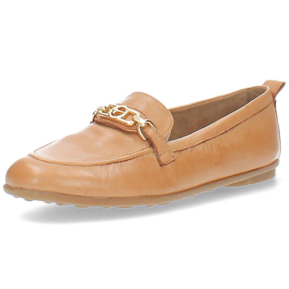 cognac mocassin