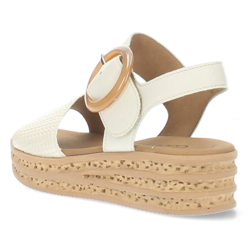 Crème kleurige sandalen - Image 2
