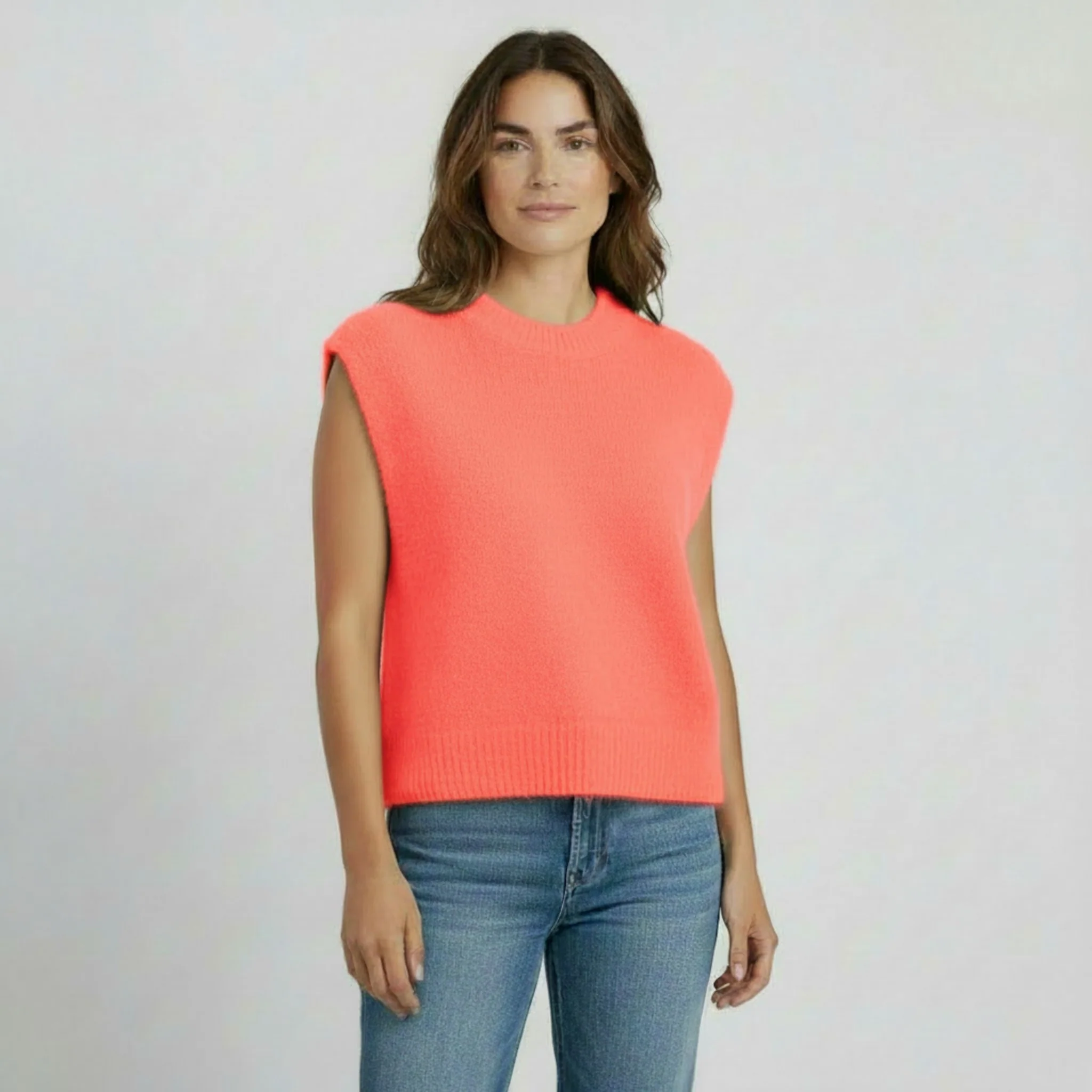 fluo roze debardeur