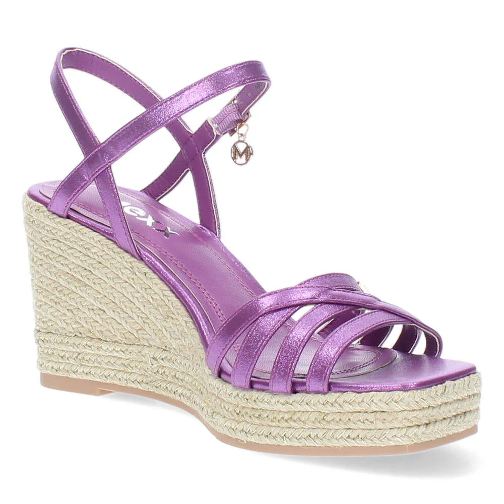 Metallic paarse sandalen - Image 4