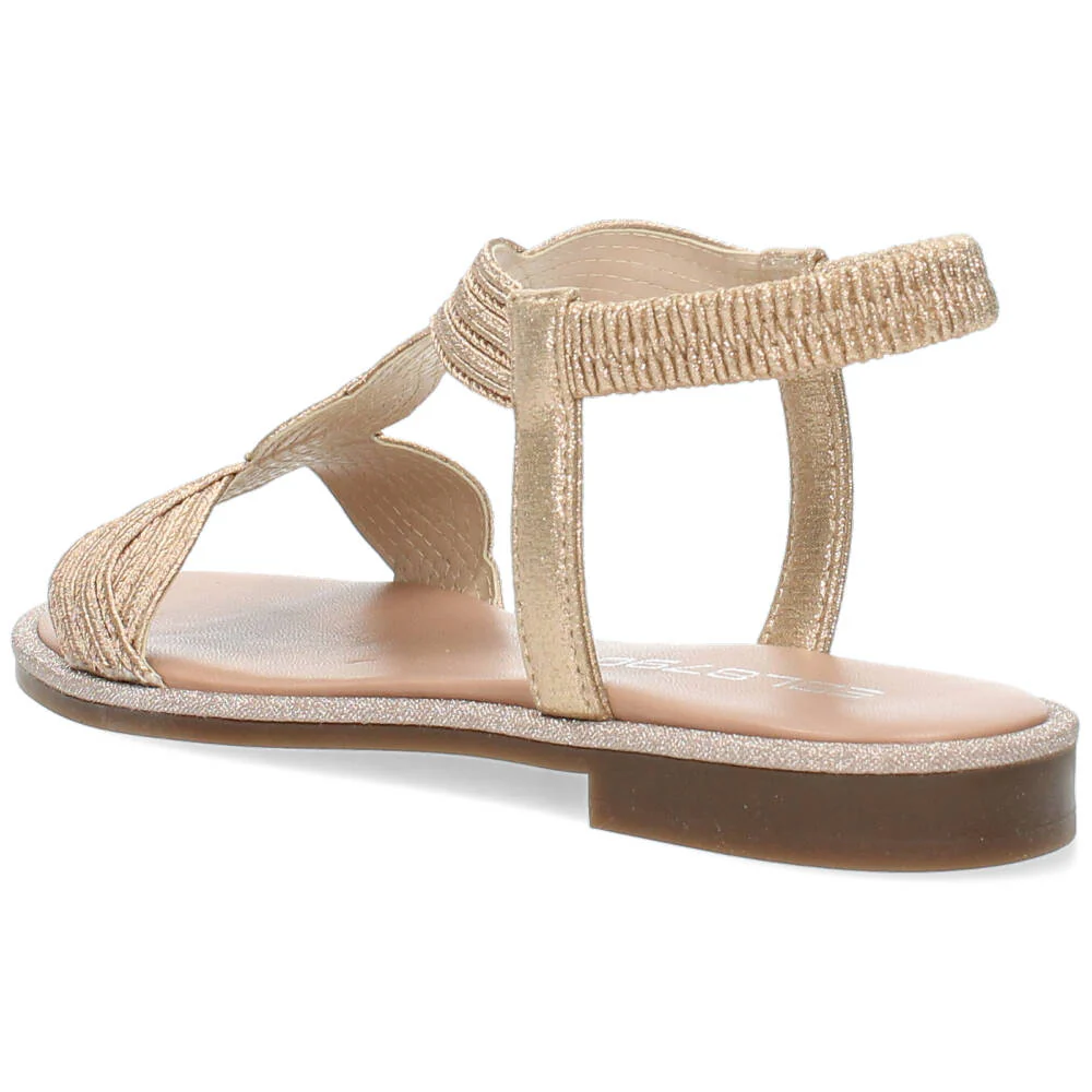 Metallic rose sandalen - Image 2