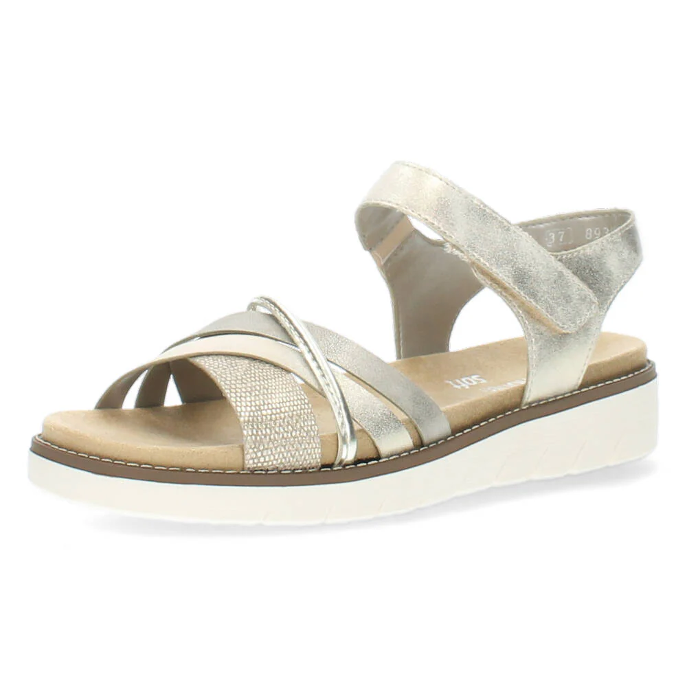 Metallic sandalen