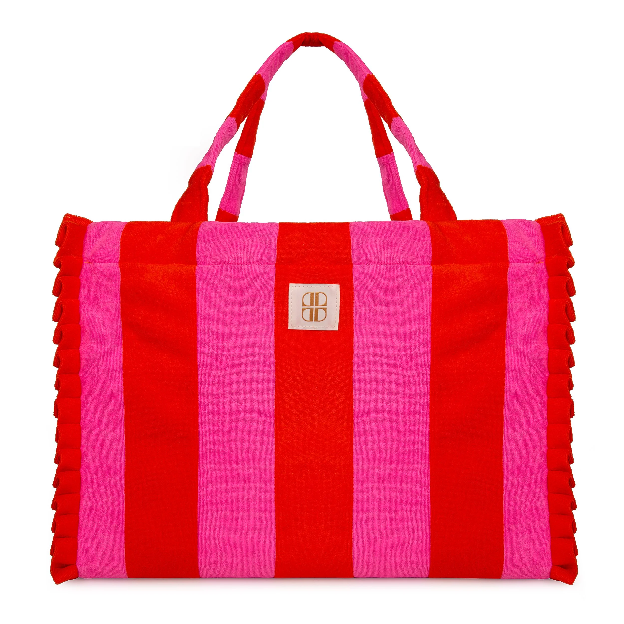 oranje/roze handtas