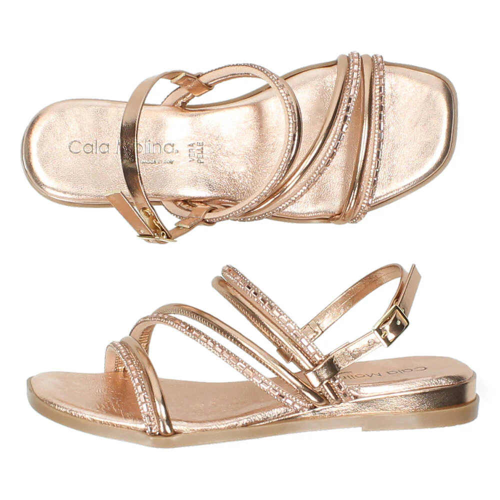 Rosé gouden sandalen - Image 6