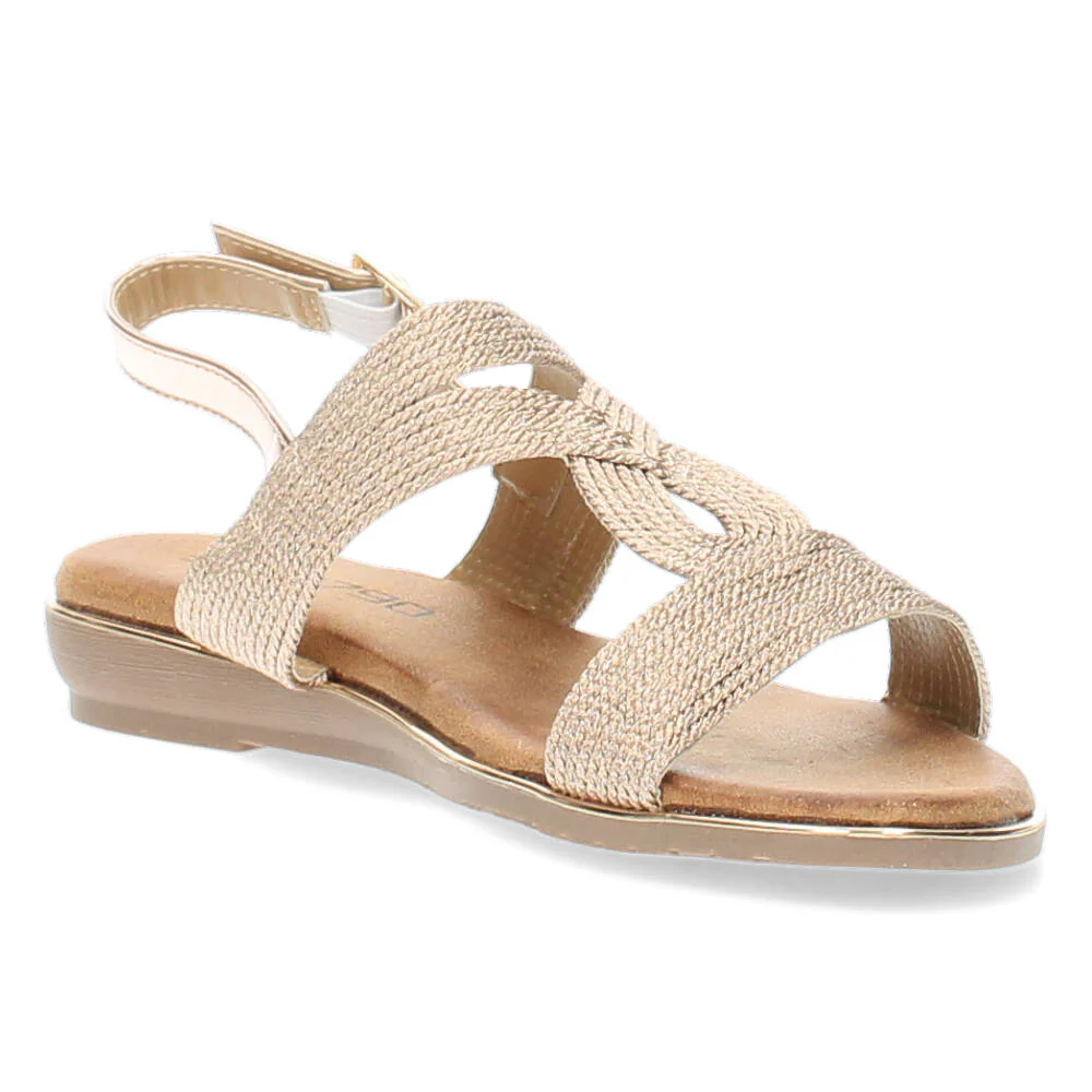 Rosé gouden sandalen - Image 4