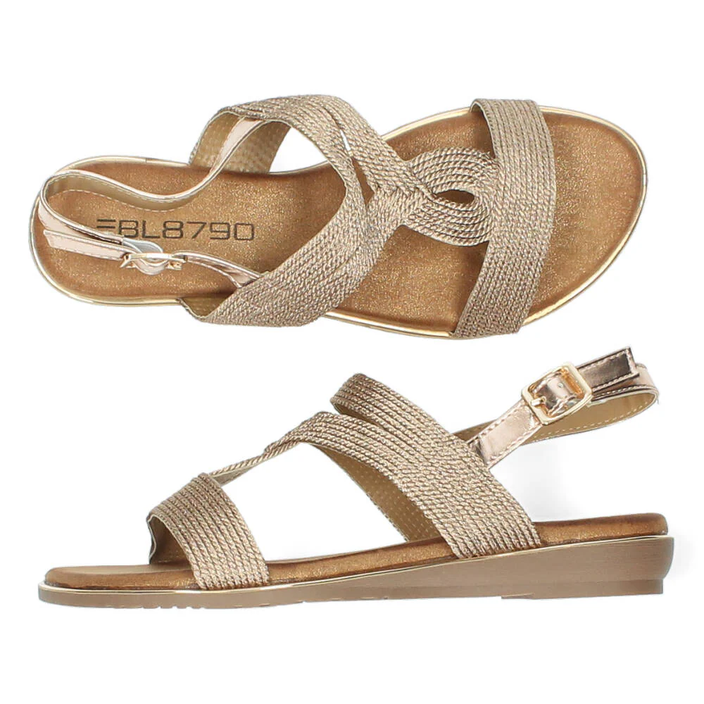 Rosé gouden sandalen - Image 6
