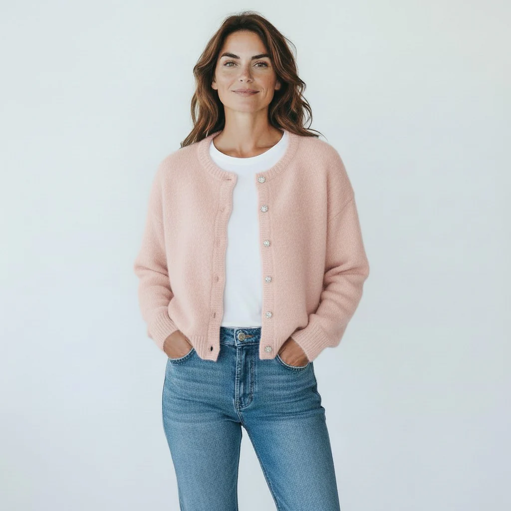 roze gilet