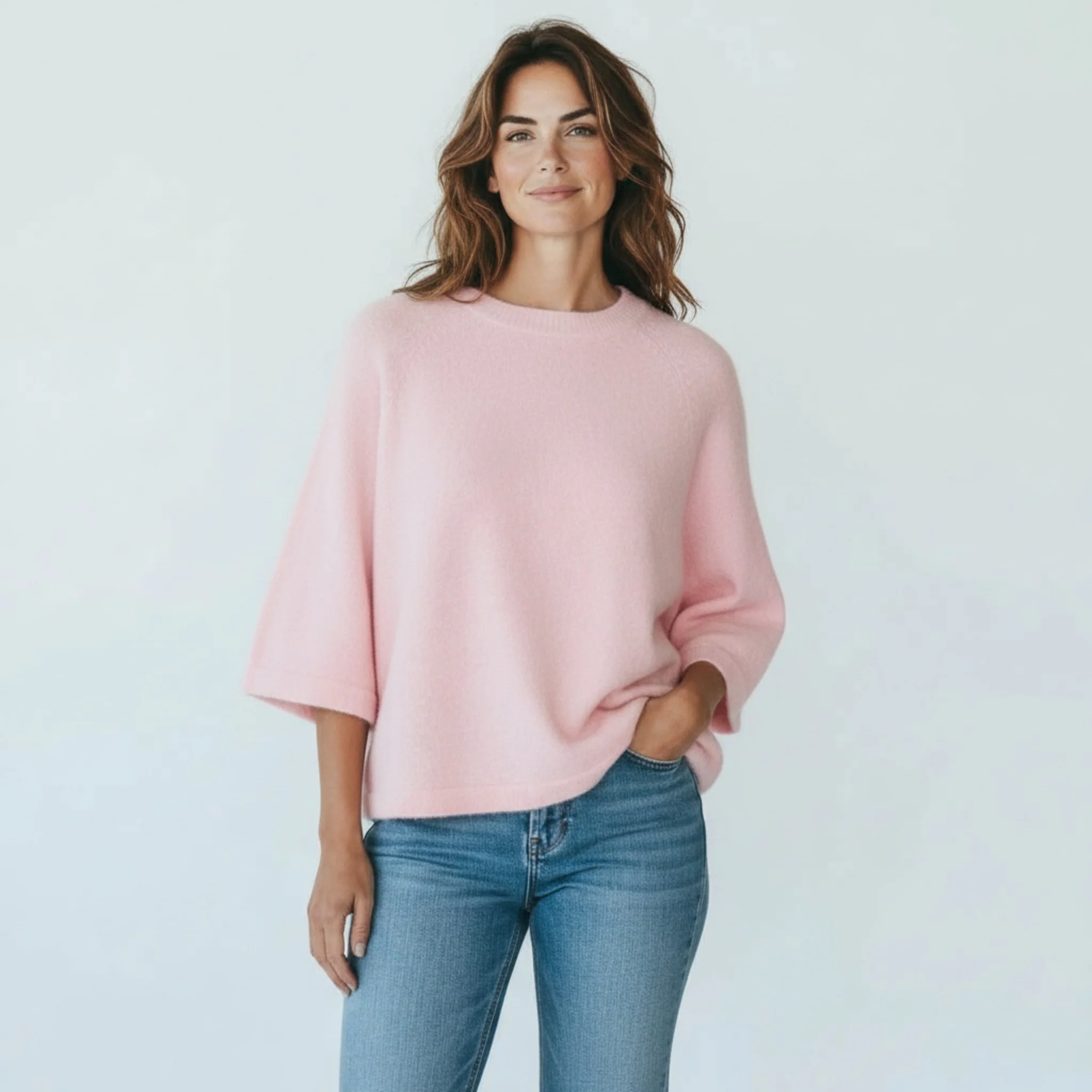 roze trui