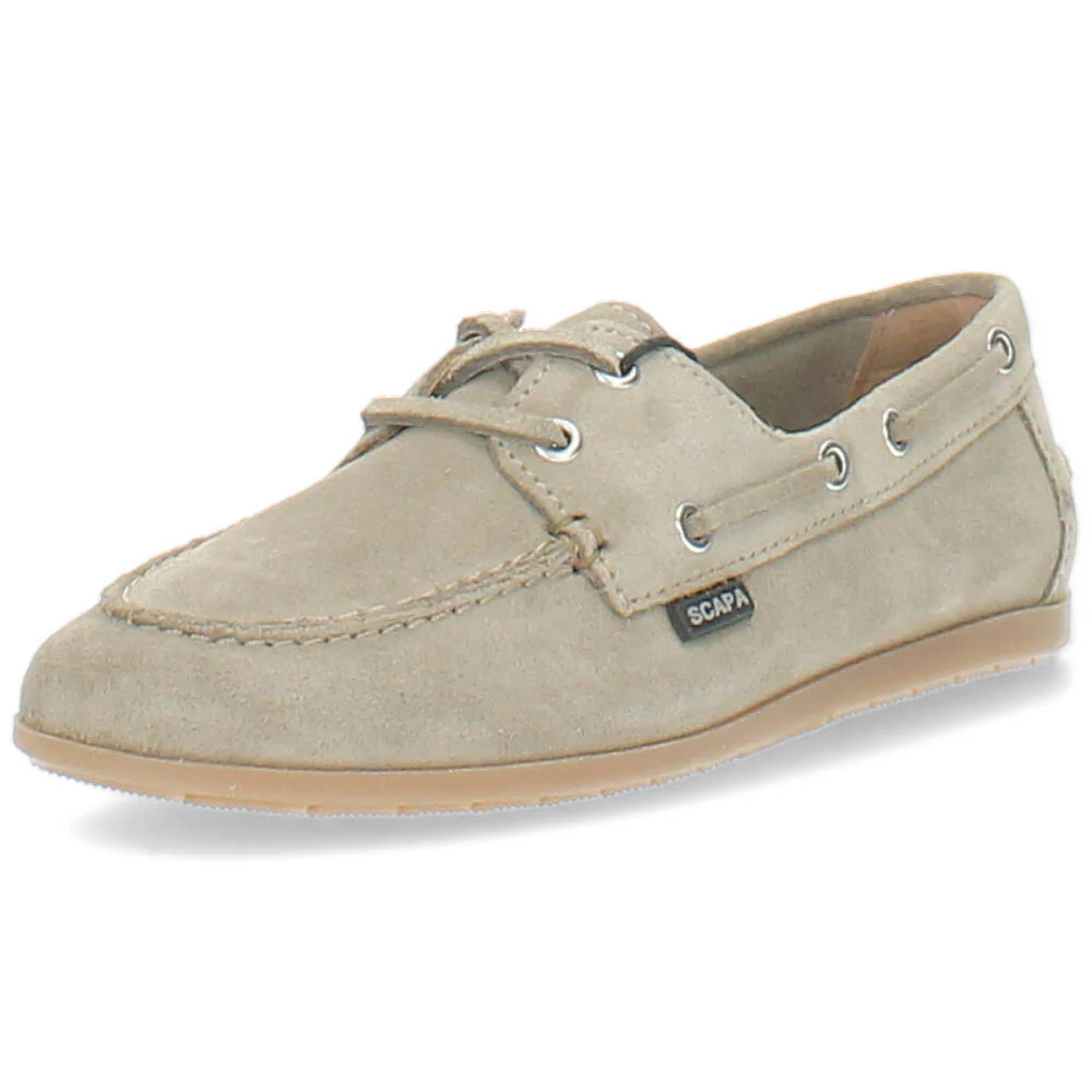 taupe bootschoen