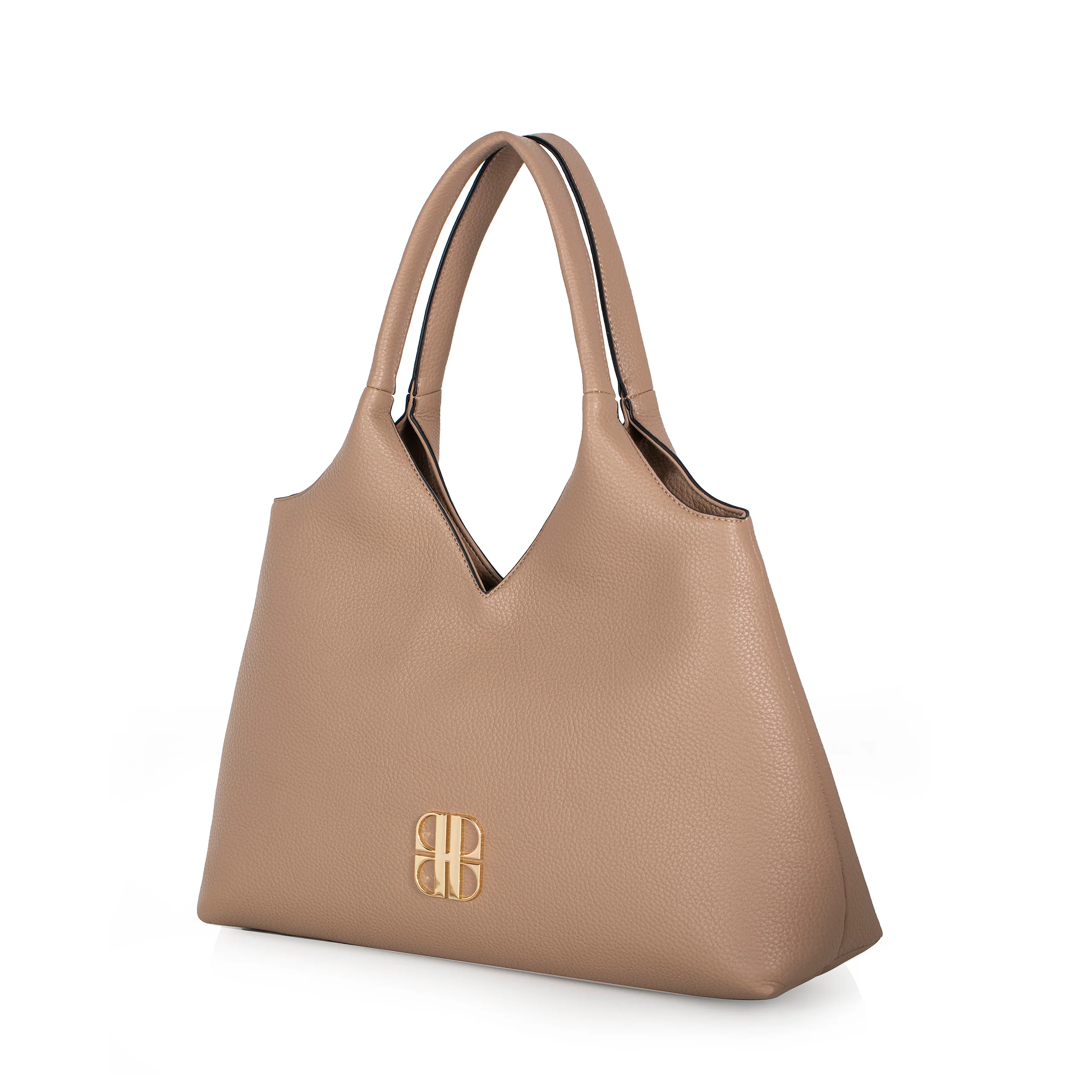 Taupe handtas - Image 3
