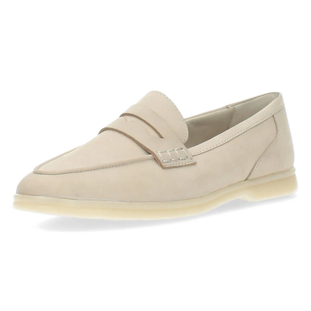 Taupe loafers