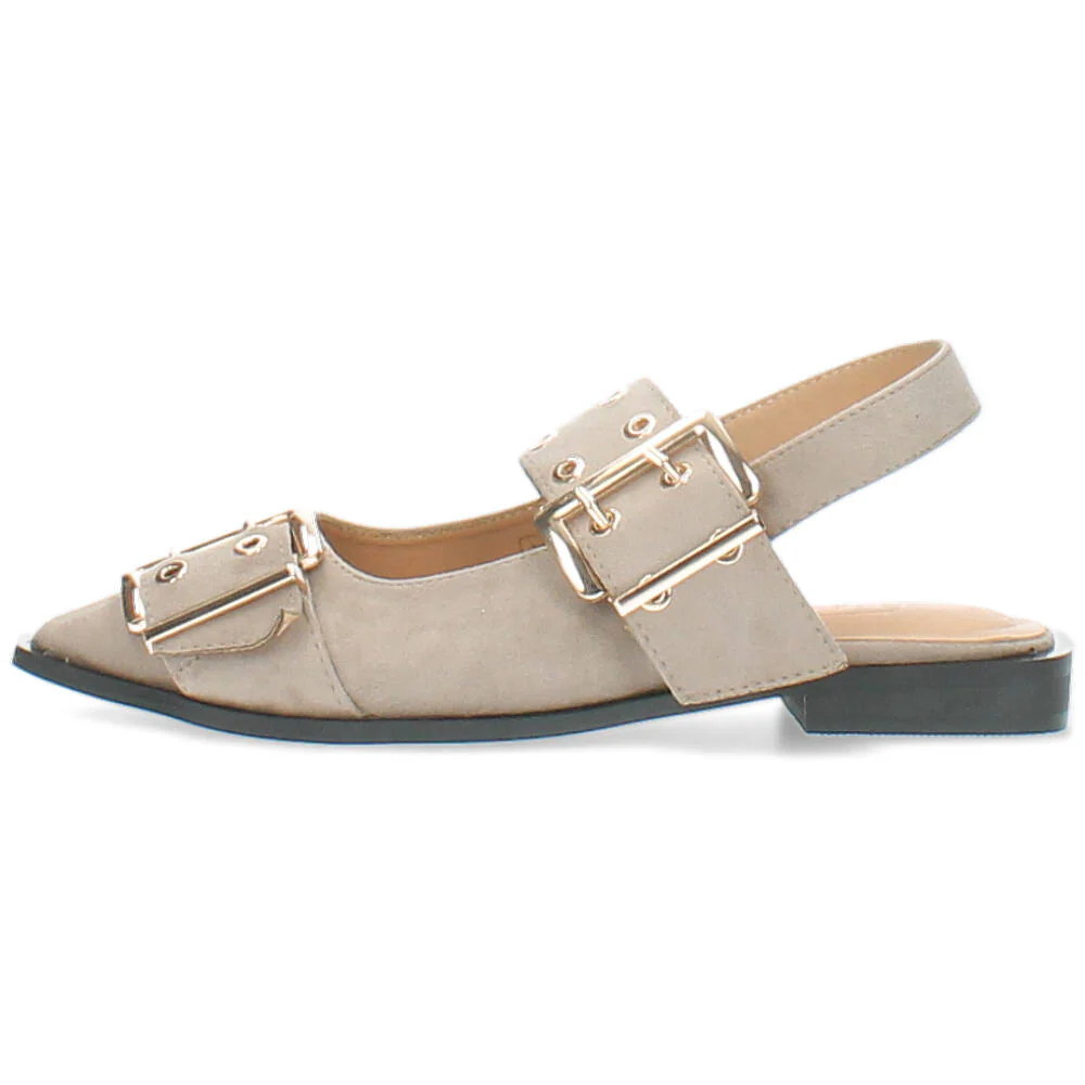 taupe slingback - Image 2