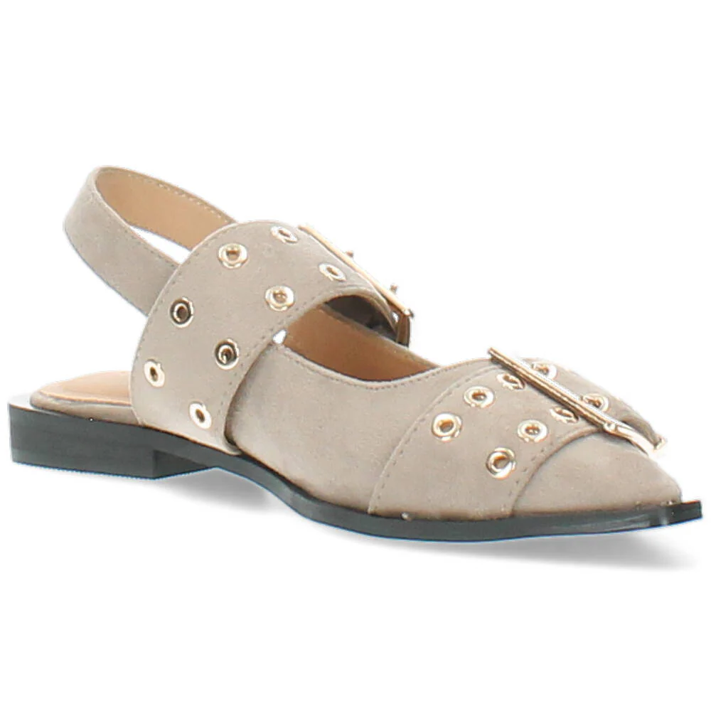 taupe slingback - Image 4