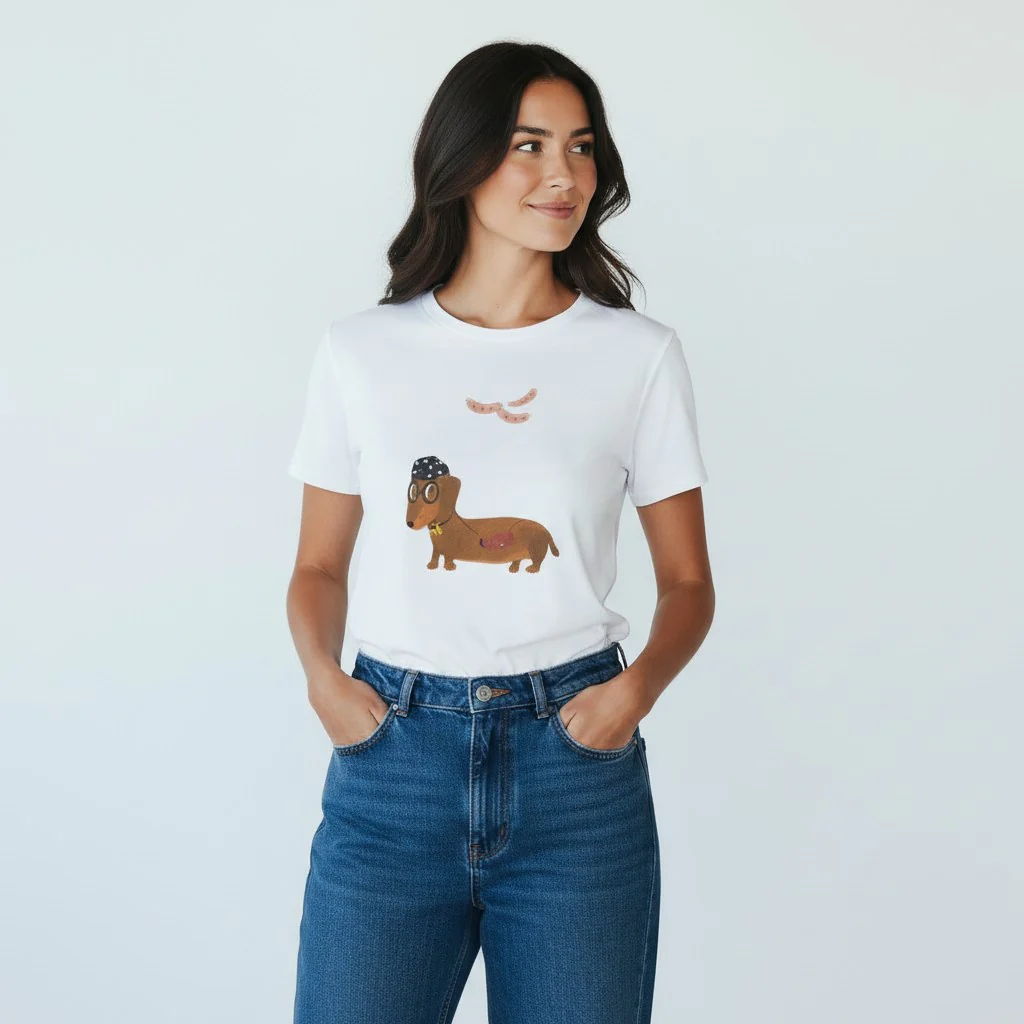 wite t-shirt