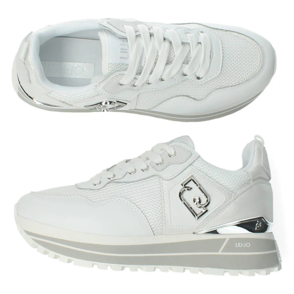 Witte plateau sneakers - Image 6