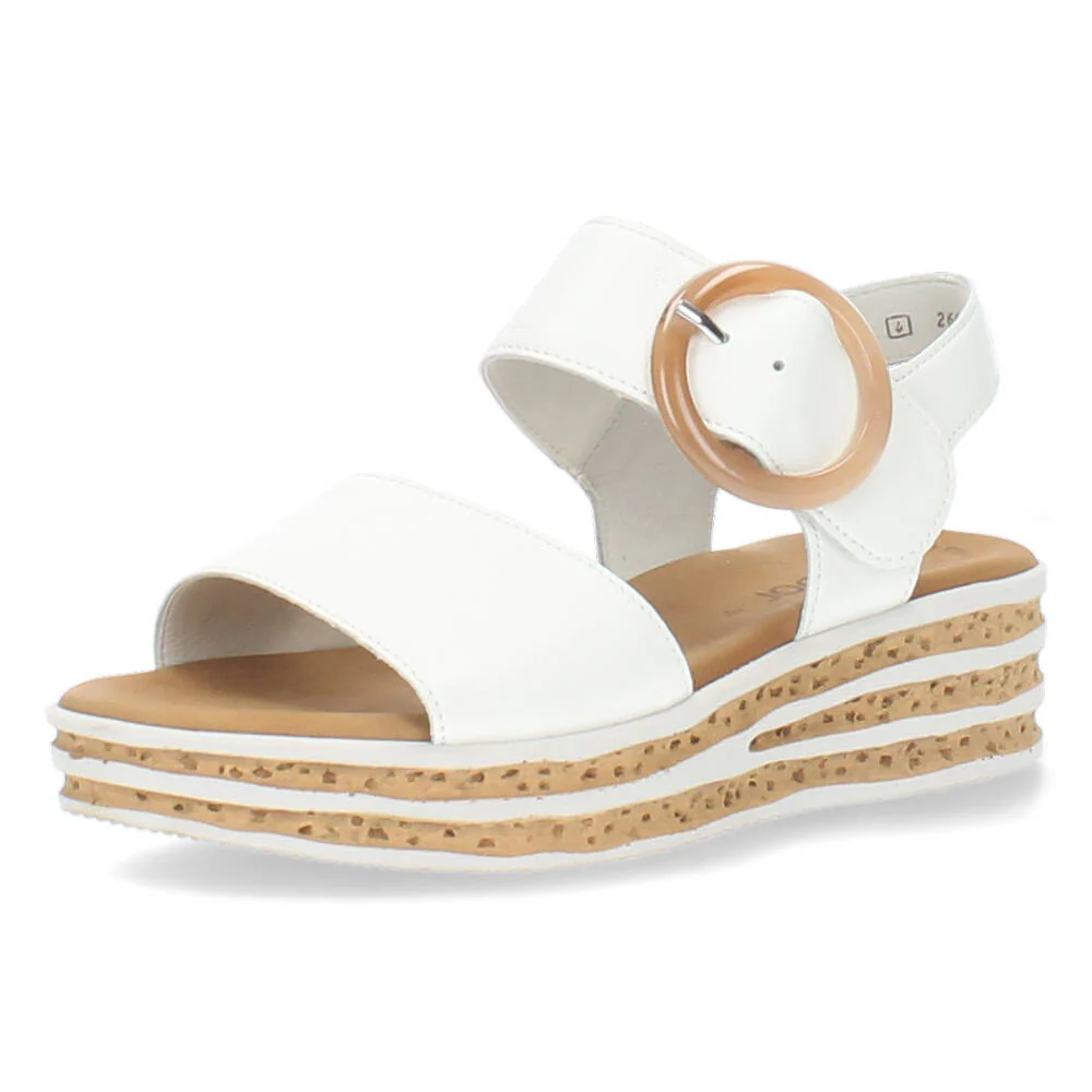Witte sandalen