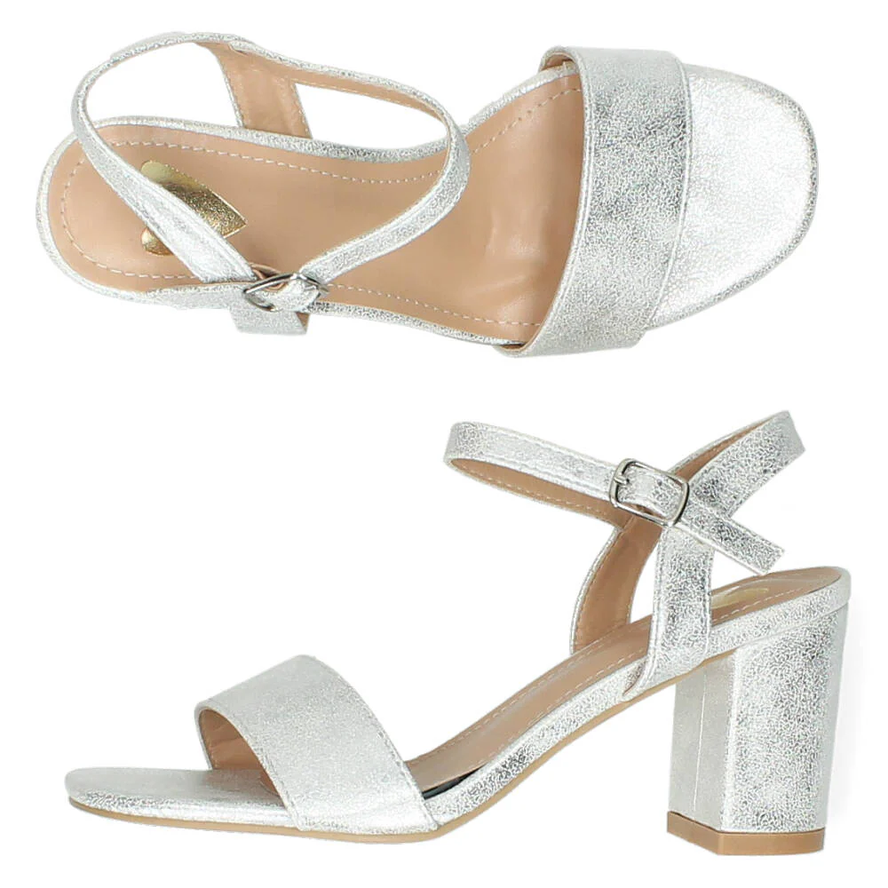 Zilveren sandalen - Image 6