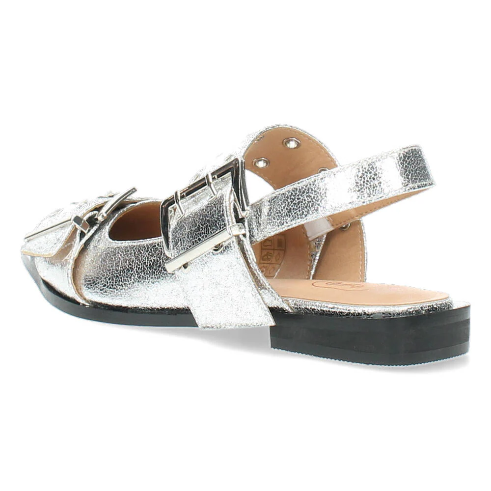 Zilveren slingbacks - Image 2